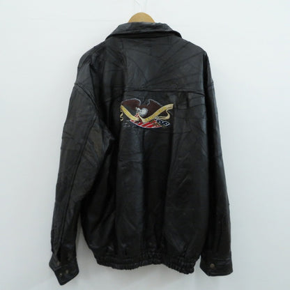 VINTAGE衣料 | ヴィンテージイリョウ パッチワークレザージャケット レザー ブラック サイズ：XXL【瀬戸大橋店】