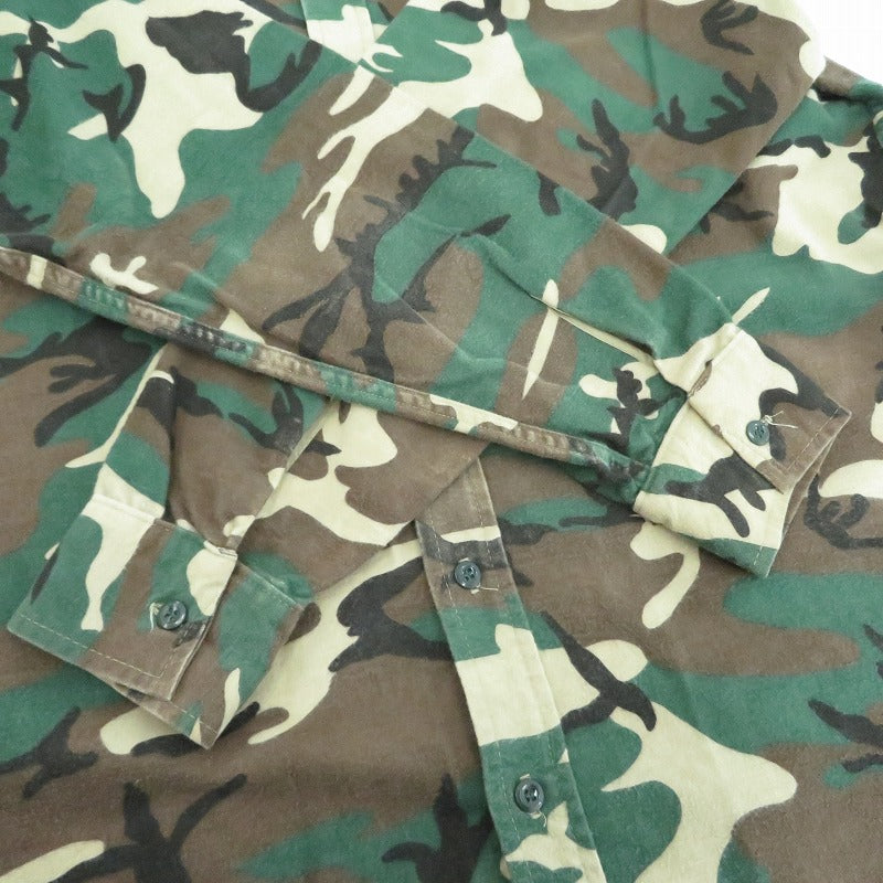 VINTAGE衣料 | ヴィンテージイリョウ USA製/DEERSKIN/ﾊﾝﾃｨﾝｸﾞﾈﾙｼｬﾂ 長袖シャツ カーキ サイズ：L【瀬戸大橋店】