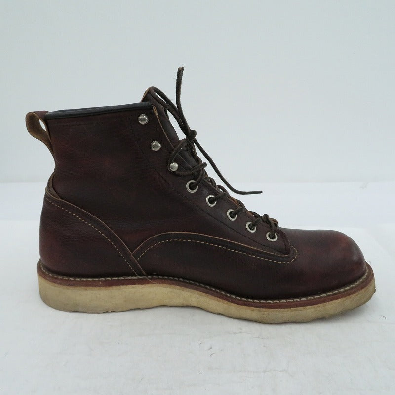 RED WING | レッドウィング ﾗｲﾝﾏﾝ ブーツ 2906 ブラウン 26cm【瀬戸大橋店】