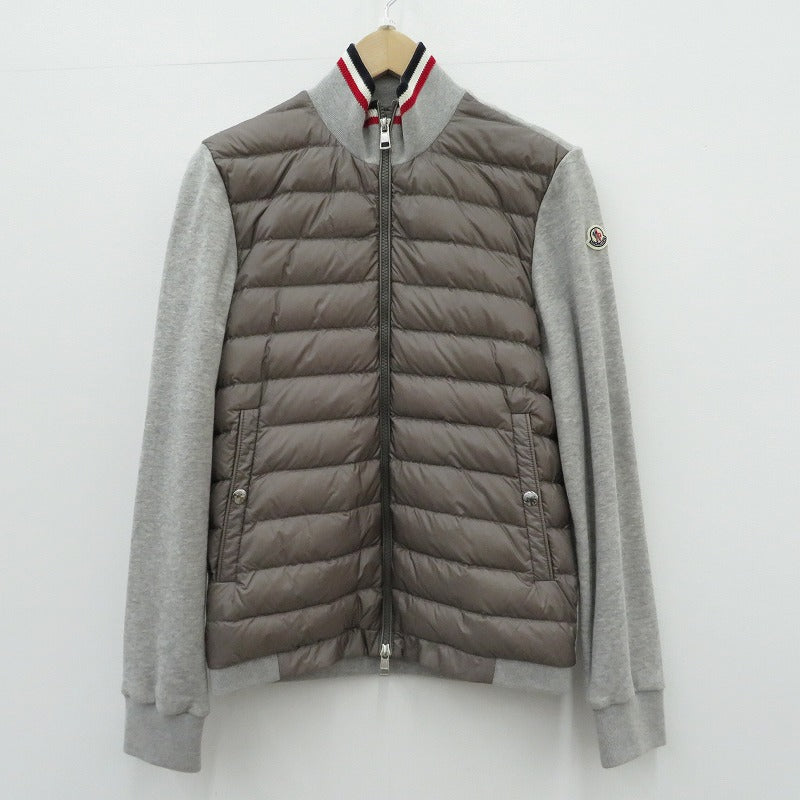 MONCLER | モンクレール MAGLIA CARDIGAN ダウンジャケット グレー サイズ：S【瀬戸大橋店】