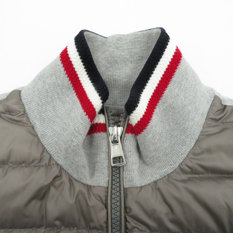 MONCLER | モンクレール MAGLIA CARDIGAN ダウンジャケット グレー サイズ：S【瀬戸大橋店】