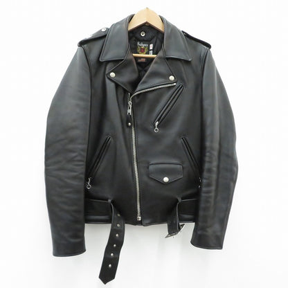 schott | ショット 613UST ONESTAR TALL レザー 7823950084 ブラック サイズ：36【瀬戸大橋店】