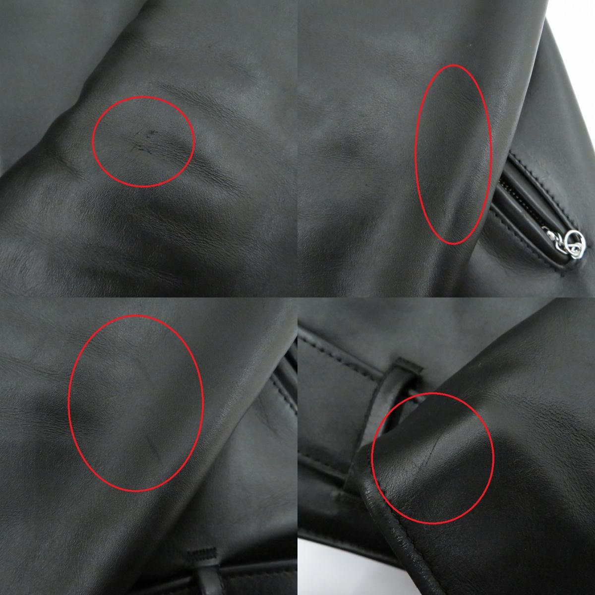 schott | ショット 613UST ONESTAR TALL レザー 7823950084 ブラック サイズ：36【瀬戸大橋店】