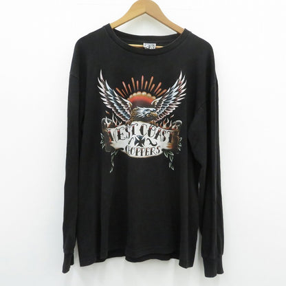 WEST COAST CHOPPERS | ウエストコーストチョッパーズ 両面イーグルプリントL/S TEE 長袖Ｔシャツ ブラック サイズ：L【瀬戸大橋店】
