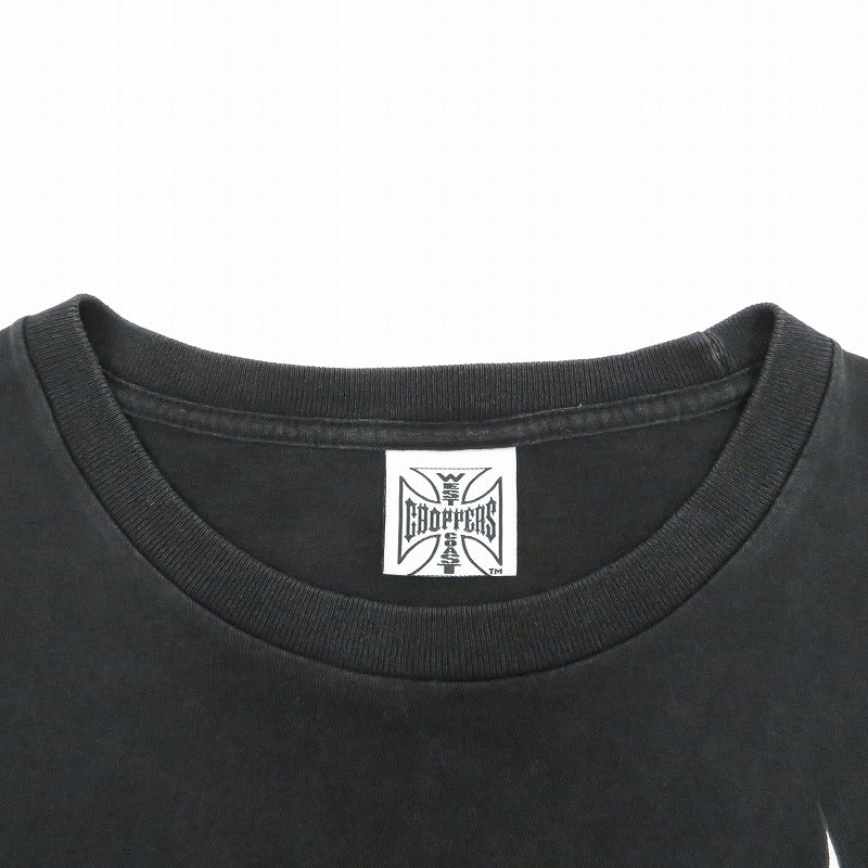 WEST COAST CHOPPERS | ウエストコーストチョッパーズ 両面イーグルプリントL/S TEE 長袖Ｔシャツ ブラック サイズ：L【瀬戸大橋店】