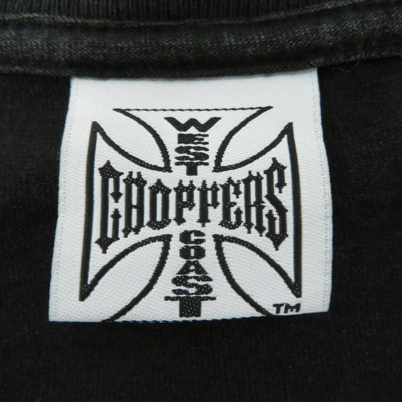 WEST COAST CHOPPERS | ウエストコーストチョッパーズ 両面イーグルプリントL/S TEE 長袖Ｔシャツ ブラック サイズ：L【瀬戸大橋店】