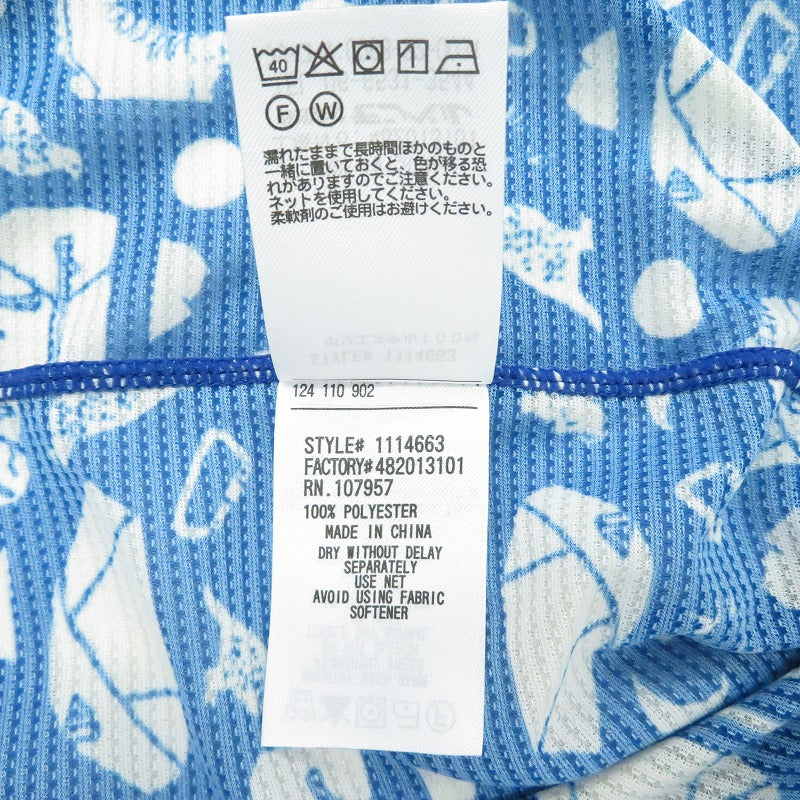 mont-bell | モンベル クールメッシュ アロハシャツ 半袖シャツ 1114663 ブルー サイズ：M【瀬戸大橋店】