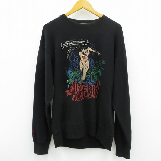 HYSTERIC GLAMOUR | ヒステリックグラマー スウェット 02223CS14 ブラック サイズ：L【瀬戸大橋店】