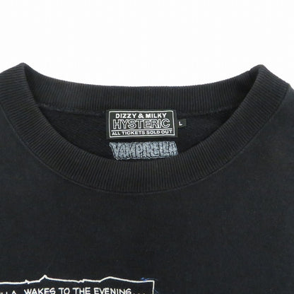 HYSTERIC GLAMOUR | ヒステリックグラマー スウェット 02223CS14 ブラック サイズ：L【瀬戸大橋店】