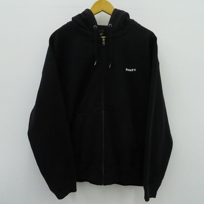 HUF | ハフ eightynine FULL ZIP HOODIE パーカー FL80098HO25 ブラック サイズ：L【瀬戸大橋店】