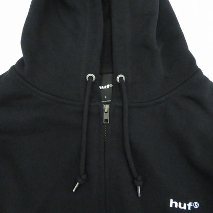 HUF | ハフ eightynine FULL ZIP HOODIE パーカー FL80098HO25 ブラック サイズ：L【瀬戸大橋店】