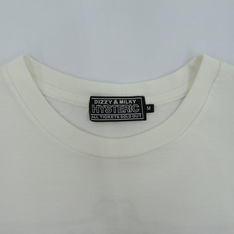 HYSTERIC GLAMOUR | ヒステリックグラマー HYSTERIC VIBES 半袖Ｔシャツ ホワイト サイズ：M【瀬戸大橋店】