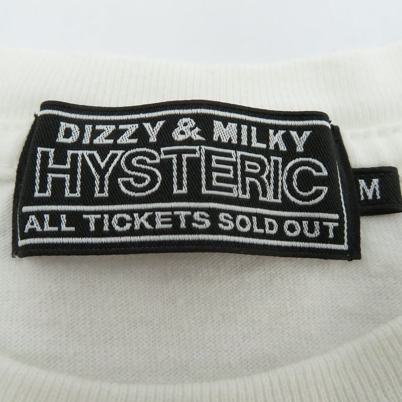 HYSTERIC GLAMOUR | ヒステリックグラマー HYSTERIC VIBES 半袖Ｔシャツ ホワイト サイズ：M【瀬戸大橋店】