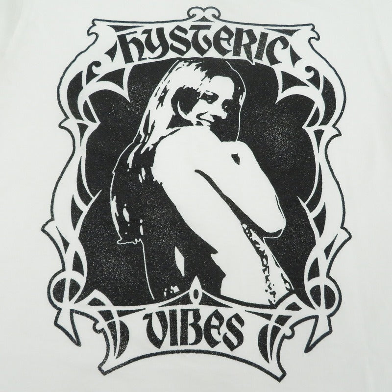 HYSTERIC GLAMOUR | ヒステリックグラマー HYSTERIC VIBES 半袖Ｔシャツ ホワイト サイズ：M【瀬戸大橋店】