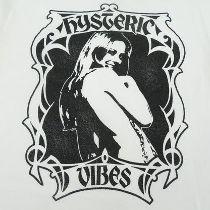 HYSTERIC GLAMOUR | ヒステリックグラマー HYSTERIC VIBES 半袖Ｔシャツ ホワイト サイズ：M【瀬戸大橋店】