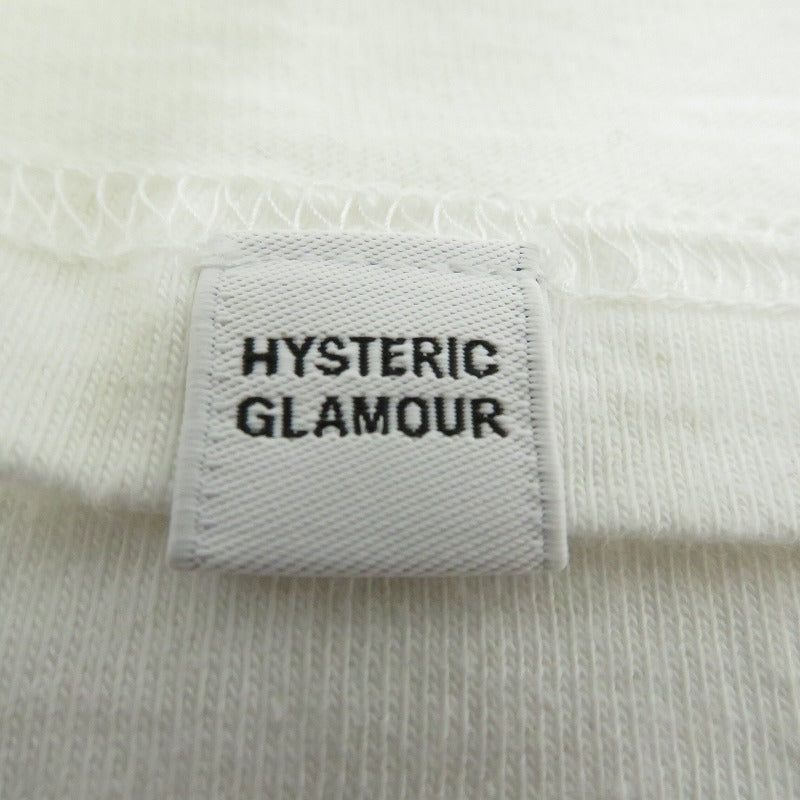HYSTERIC GLAMOUR | ヒステリックグラマー HYSTERIC VIBES 半袖Ｔシャツ ホワイト サイズ：M【瀬戸大橋店】