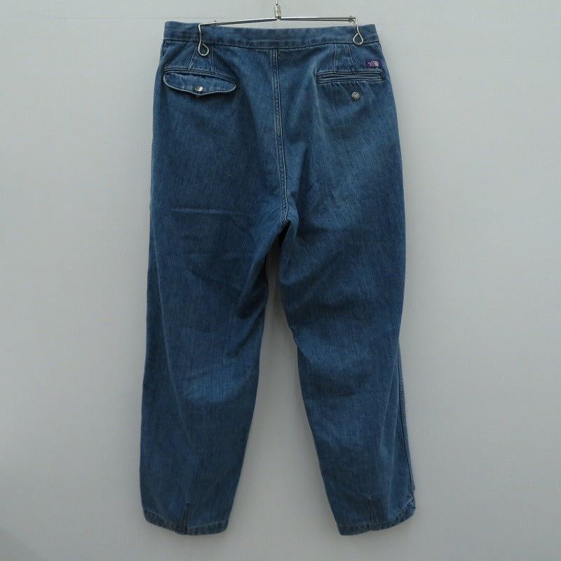THE NORTH FACE PURPLE LABEL | ザノースフェイスパープルレーベル Denim Wide Tapered Pants デニムパンツ NT5311N ブルー サイズ：30【瀬戸大橋店】