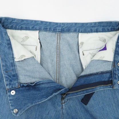 THE NORTH FACE PURPLE LABEL | ザノースフェイスパープルレーベル Denim Wide Tapered Pants デニムパンツ NT5311N ブルー サイズ：30【瀬戸大橋店】