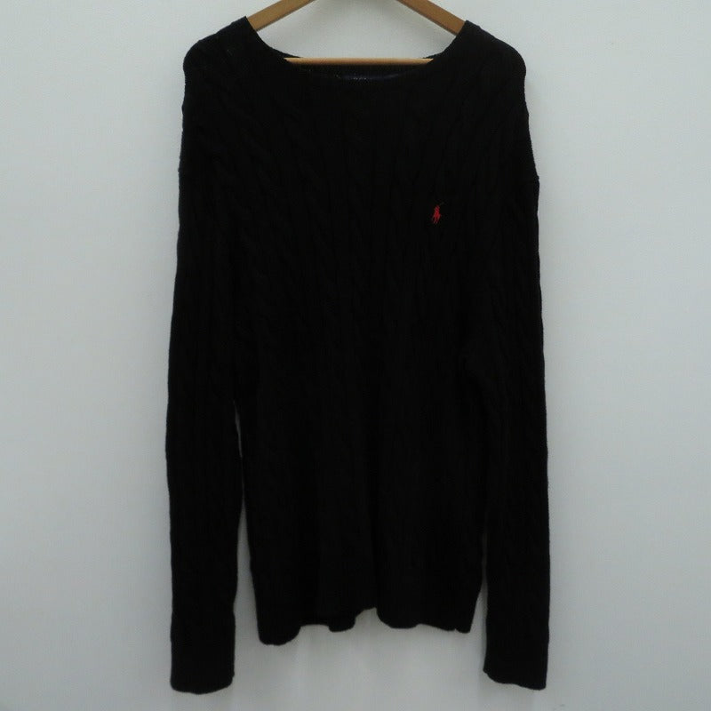 POLO RALPH LAUREN | ポロ・ラルフローレン ニット ブラック サイズ：XL【瀬戸大橋店】
