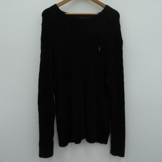 POLO RALPH LAUREN | ポロ・ラルフローレン ニット ブラック サイズ：XL【瀬戸大橋店】