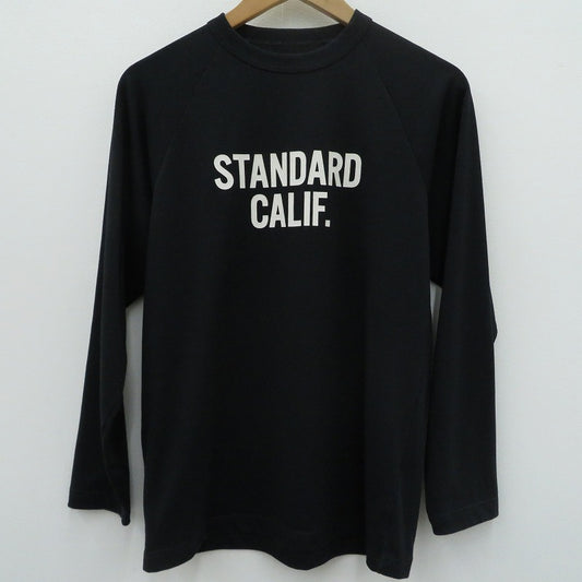 STANDARD CALIFORNIA | スタンダードカリフォルニア SD Tech Dry Logo Long Sleeve T 長袖Ｔシャツ ブラック サイズ：M【瀬戸大橋店】