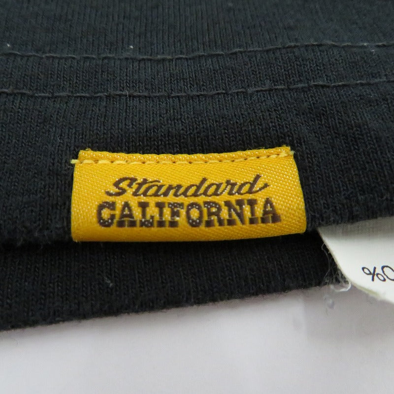 STANDARD CALIFORNIA | スタンダードカリフォルニア SD Tech Dry Logo Long Sleeve T 長袖Ｔシャツ ブラック サイズ：M【瀬戸大橋店】