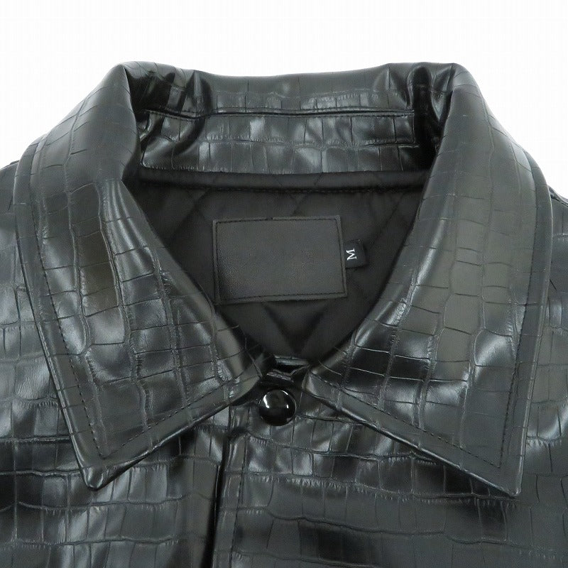 SECRET Star Jacket レザー ブラック サイズ：M【瀬戸大橋店】