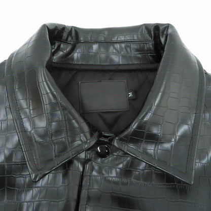 SECRET Star Jacket レザー ブラック サイズ：M【瀬戸大橋店】