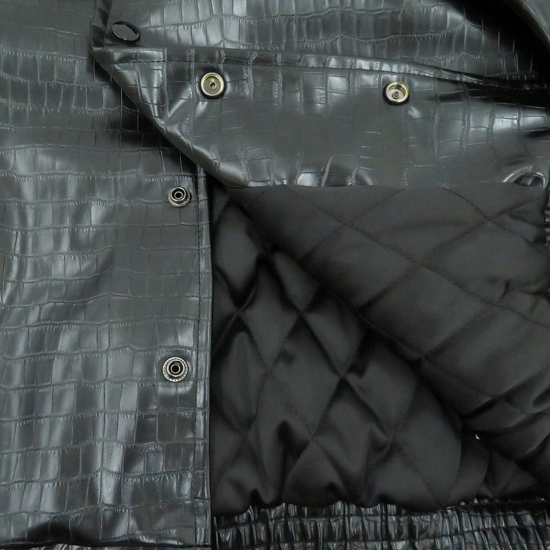 SECRET Star Jacket レザー ブラック サイズ：M【瀬戸大橋店】