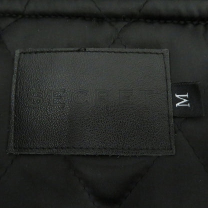 SECRET Star Jacket レザー ブラック サイズ：M【瀬戸大橋店】