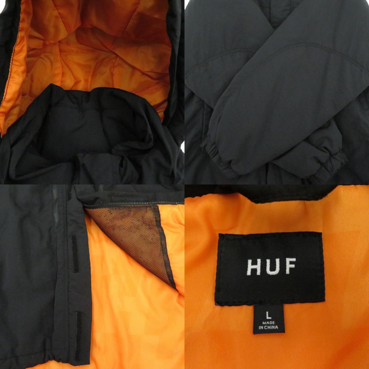 HUF | ハフ 中綿ジャケット ブラック サイズ：L【瀬戸大橋店】
