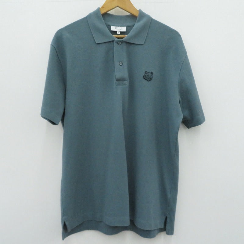 MAISON KITSUNE | メゾンキツネ ポロシャツ MM00210KJ7010 グリーン サイズ：M