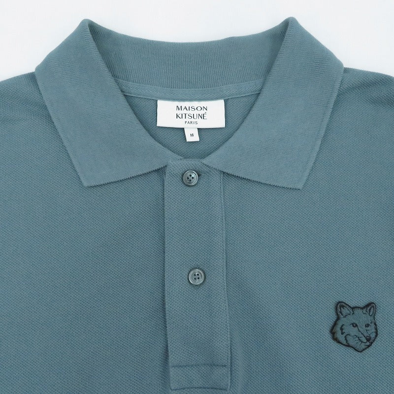 MAISON KITSUNE | メゾンキツネ ポロシャツ MM00210KJ7010 グリーン サイズ：M