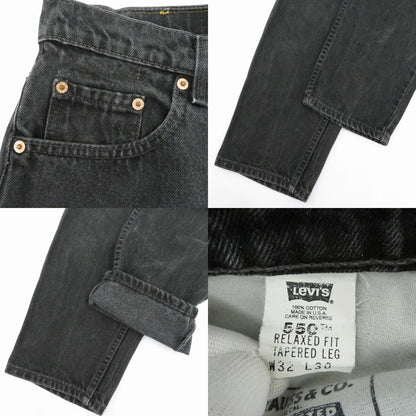 【中古】Levi's | リーバイス 550先染め デニムパンツ 00550-0260 ブラック サイズ：32【瀬戸大橋店】