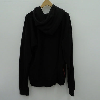 【中古】DIESEL | ディーゼル AC MILAN パーカー ブラック サイズ：L【瀬戸大橋店】