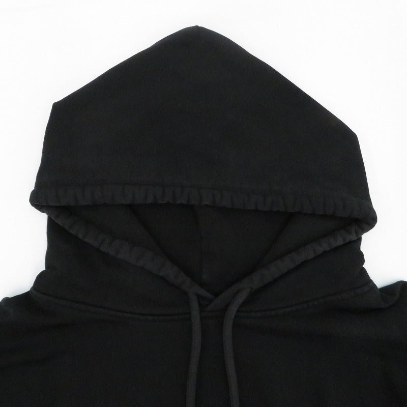 【中古】DIESEL | ディーゼル AC MILAN パーカー ブラック サイズ：L【瀬戸大橋店】