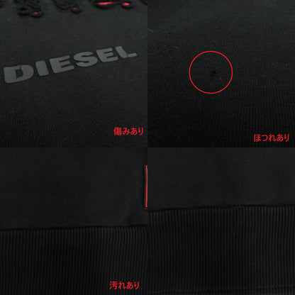 【中古】DIESEL | ディーゼル AC MILAN パーカー ブラック サイズ：L【瀬戸大橋店】