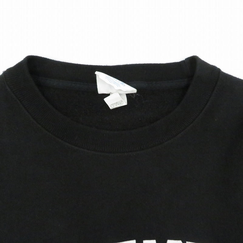 【中古】Champion | チャンピオン スウェット 青ﾀｸﾞ/ﾘﾊﾞｰｽｳｨｰﾌﾞ　ｻｲｽﾞ:2XL ブラック【瀬戸大橋店】