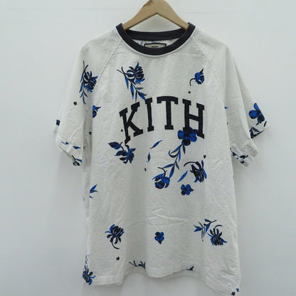 KITH | キース ｼｱｻｯｶｰ ﾌﾛｰﾗﾙ 半袖Ｔシャツ ホワイト サイズ：M【瀬戸大橋店】