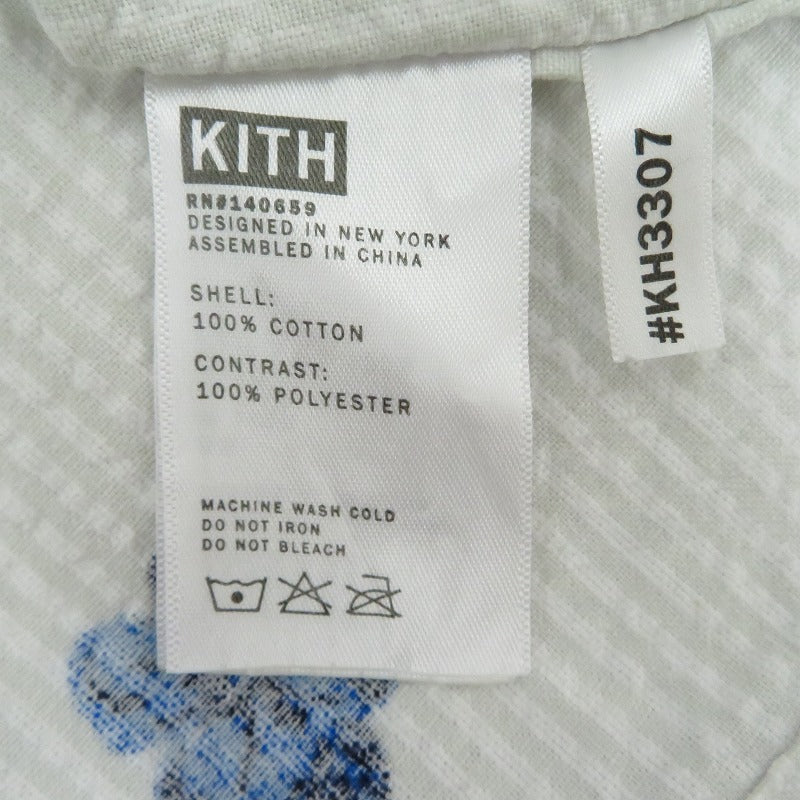 KITH | キース ｼｱｻｯｶｰ ﾌﾛｰﾗﾙ 半袖Ｔシャツ ホワイト サイズ：M【瀬戸大橋店】