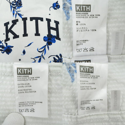KITH | キース ｼｱｻｯｶｰ ﾌﾛｰﾗﾙ 半袖Ｔシャツ ホワイト サイズ：M【瀬戸大橋店】
