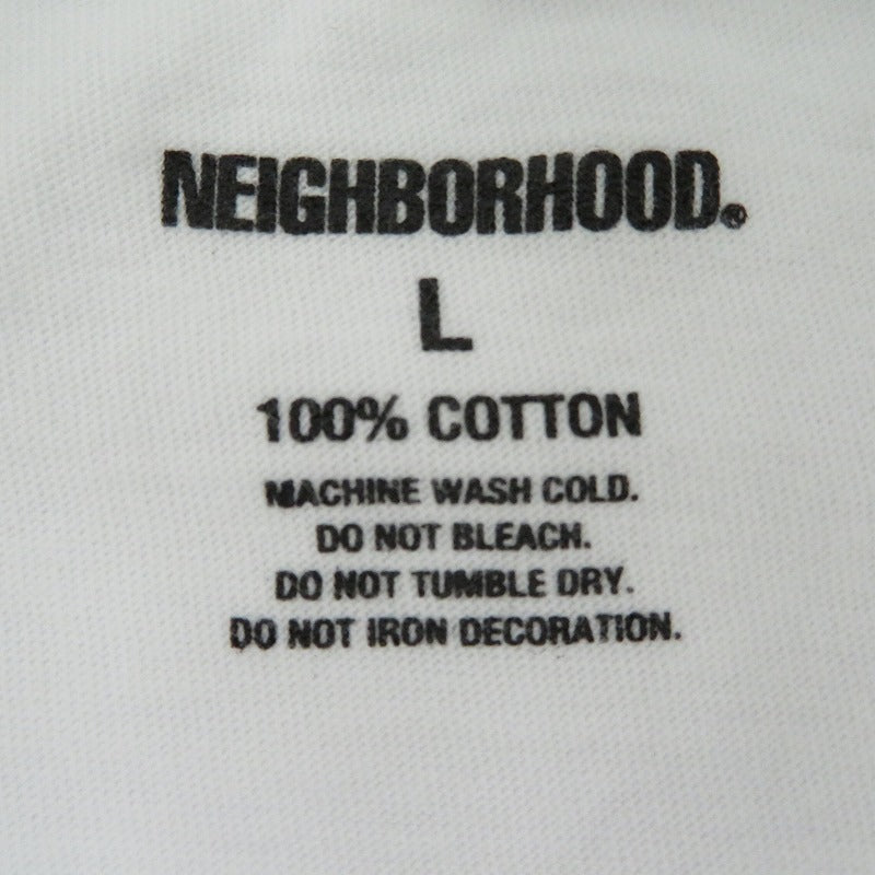 NEIGHBORHOOD | ネイバーフッド OSAMU NAGAHAMA . TEE SS-2 半袖Ｔシャツ 261PCNON-ST02 ホワイト サイズ：L【瀬戸大橋店】