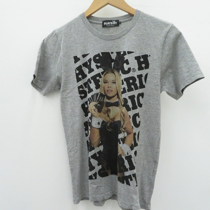 HYSTERIC GLAMOUR | ヒステリックグラマー 半袖Ｔシャツ 1263CT01 グレー サイズ：S【瀬戸大橋店】