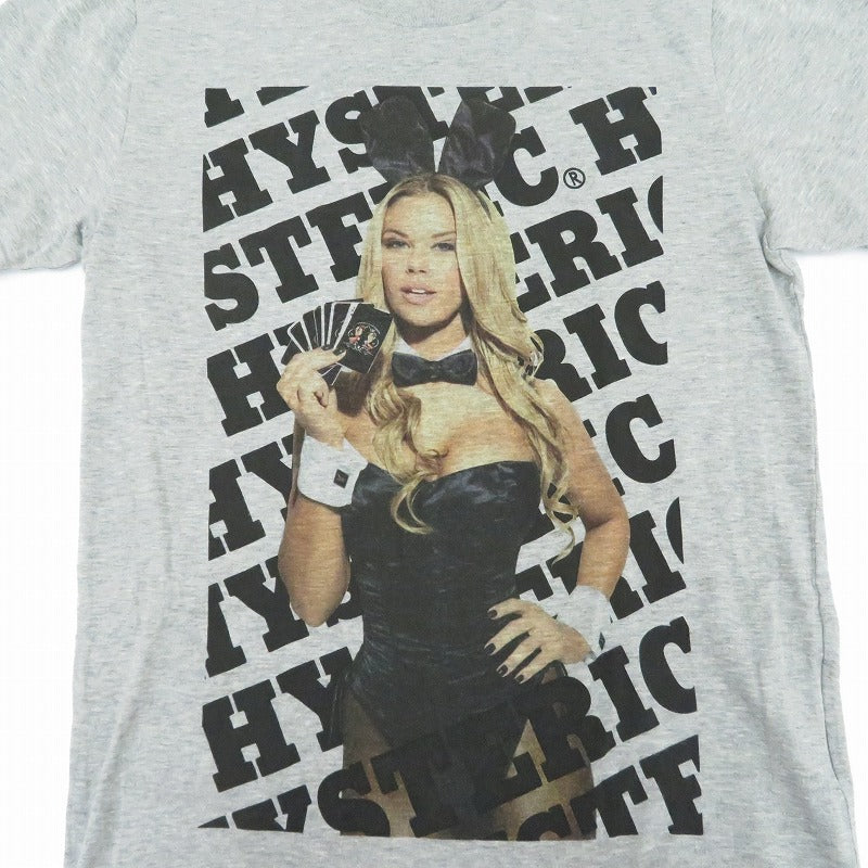 HYSTERIC GLAMOUR | ヒステリックグラマー 半袖Ｔシャツ 1263CT01 グレー サイズ：S【瀬戸大橋店】
