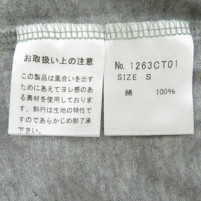 HYSTERIC GLAMOUR | ヒステリックグラマー 半袖Ｔシャツ 1263CT01 グレー サイズ：S【瀬戸大橋店】