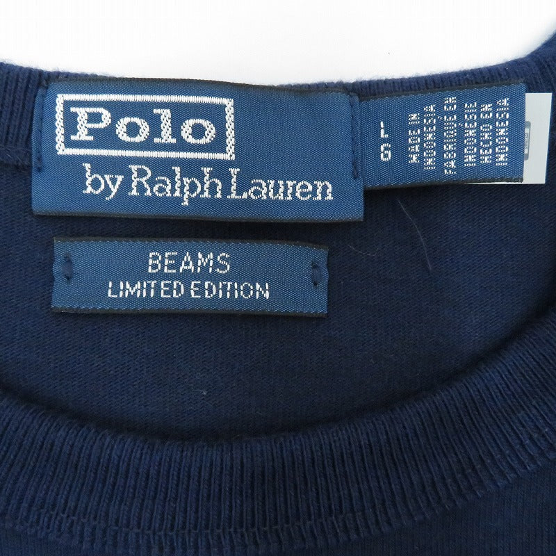 POLO RALPH LAUREN | ポロ・ラルフローレン Heavy weight Tee 半袖Ｔシャツ ネイビー サイズ：L【瀬戸大橋店】