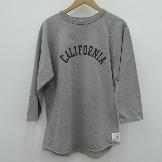 STANDARD CALIFORNIA | スタンダードカリフォルニア Heavyweight Logo Baseball T 半袖Ｔシャツ グレー サイズ：M【瀬戸大橋店】