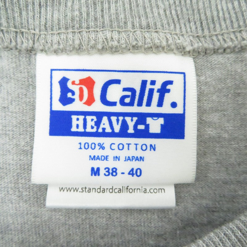 STANDARD CALIFORNIA | スタンダードカリフォルニア Heavyweight Logo Baseball T 半袖Ｔシャツ グレー サイズ：M【瀬戸大橋店】