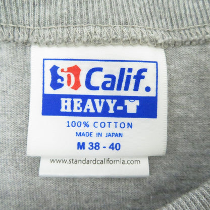 STANDARD CALIFORNIA | スタンダードカリフォルニア Heavyweight Logo Baseball T 半袖Ｔシャツ グレー サイズ：M【瀬戸大橋店】