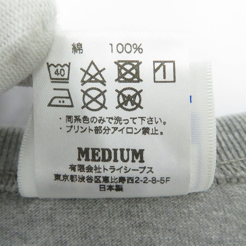 STANDARD CALIFORNIA | スタンダードカリフォルニア Heavyweight Logo Baseball T 半袖Ｔシャツ グレー サイズ：M【瀬戸大橋店】